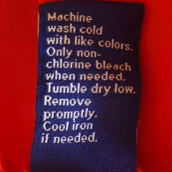 NWOT APT. 9 3X Orange Sleeveless Blouse - Picture 7 of 7